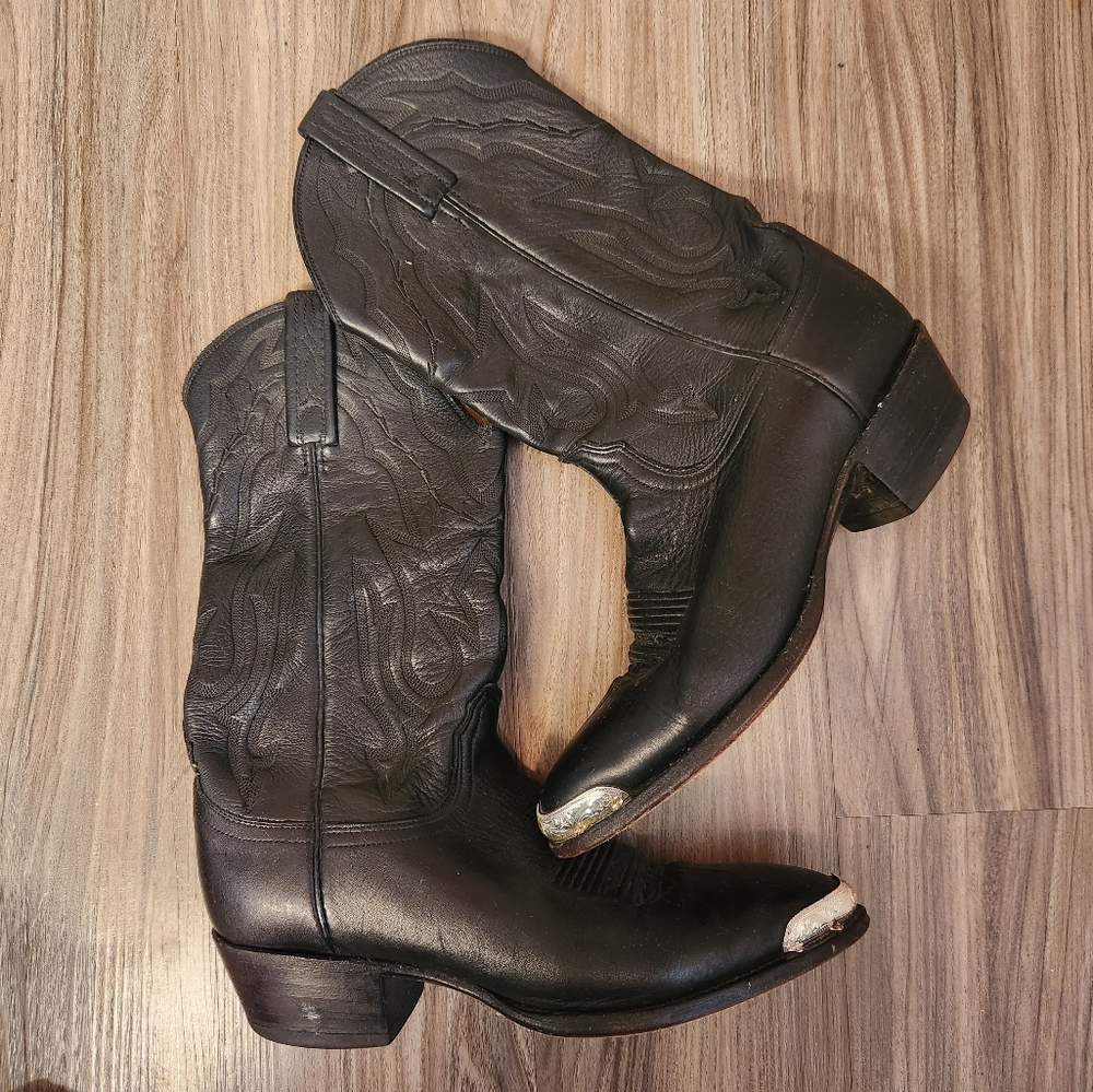 Lucchese 2000 metal tip western boots size 8.5